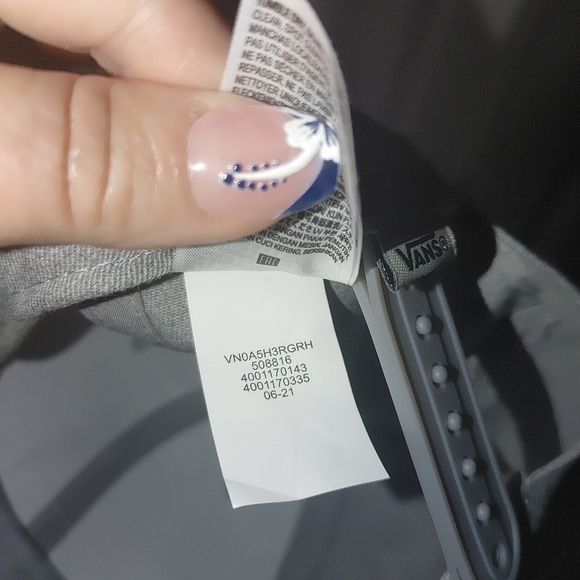 Vans Light Gray Snapback Hat/Cap OS NWOT - Picture 8 of 8